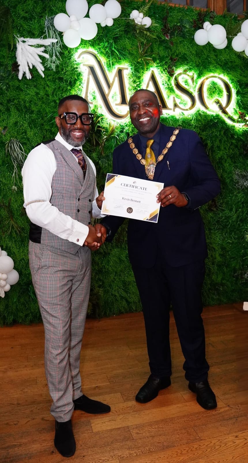 Mayor of Croydon awards Kevin Bennett