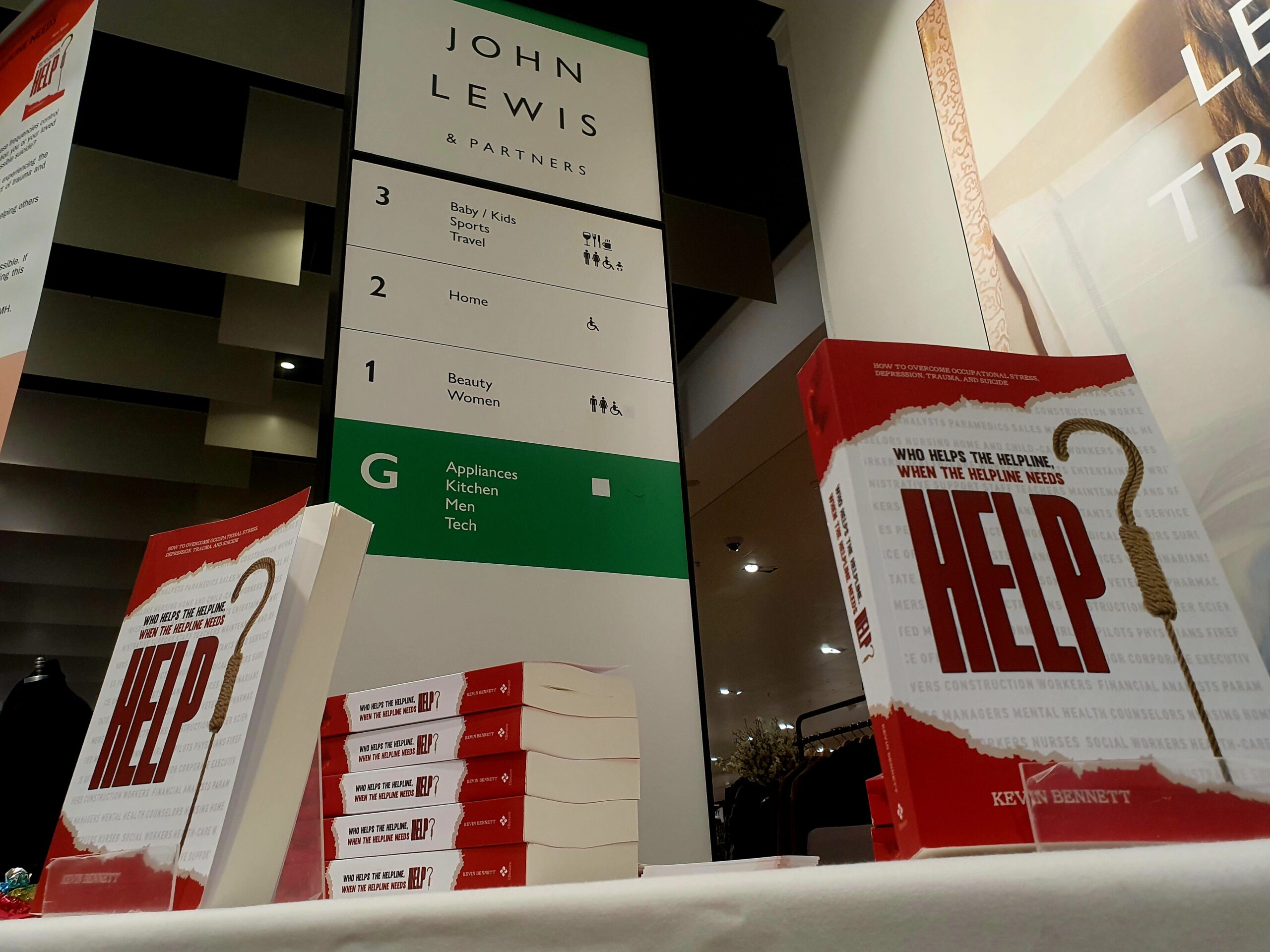 Kevin Bennett’s Book Signing In John Lewis