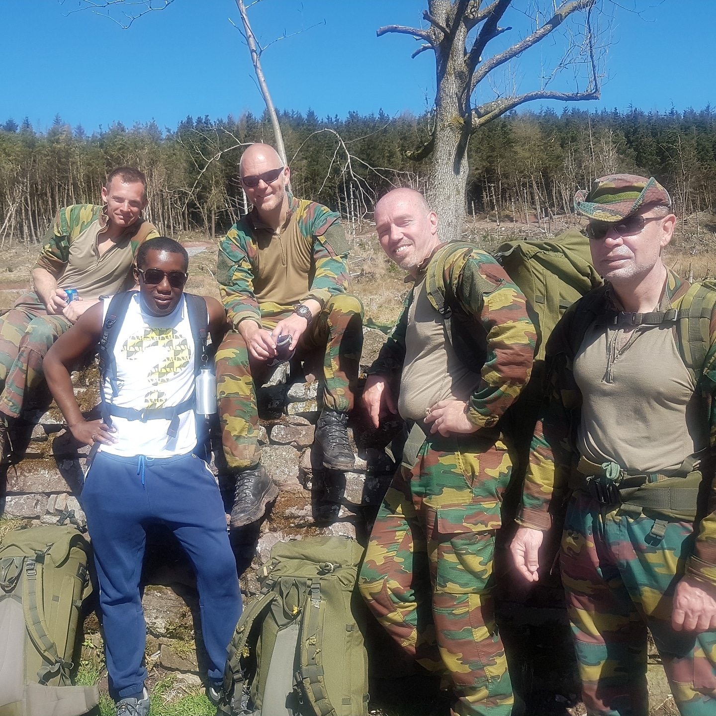 Kevin bennett with the Army, Military